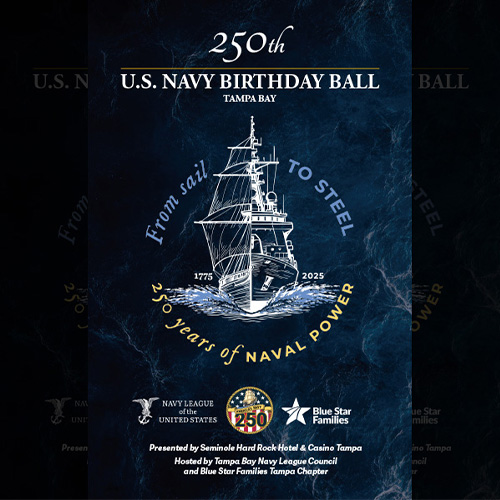 250th Navy Ball Program, Tampa Bay, Navy League of the United States